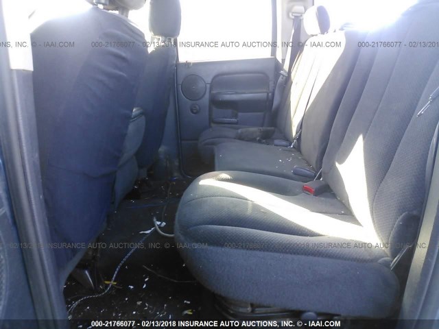 3D7KU28D64G155983 - 2004 DODGE RAM 2500 ST/SLT 蓝色 照片 8