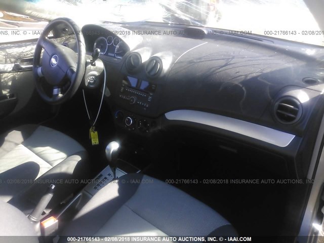 KL1TD6DEXAB099319 - 2010 CHEVROLET AVEO LS/LT 银色 照片 5