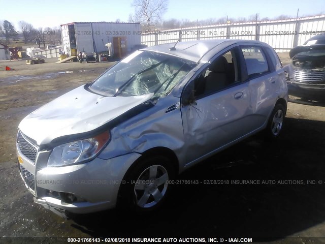 KL1TD6DEXAB099319 - 2010 CHEVROLET AVEO LS/LT 银色 照片 6