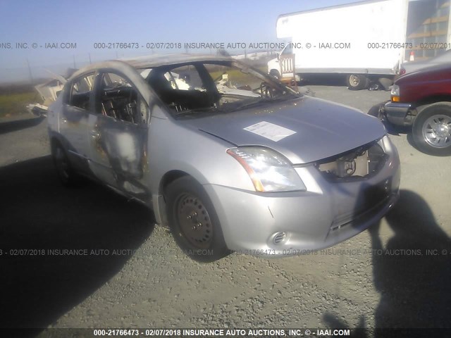 3N1AB6AP5CL701396 - 2012 NISSAN SENTRA 2.0/2.0S/SR/2.0SL SILVER photo 1