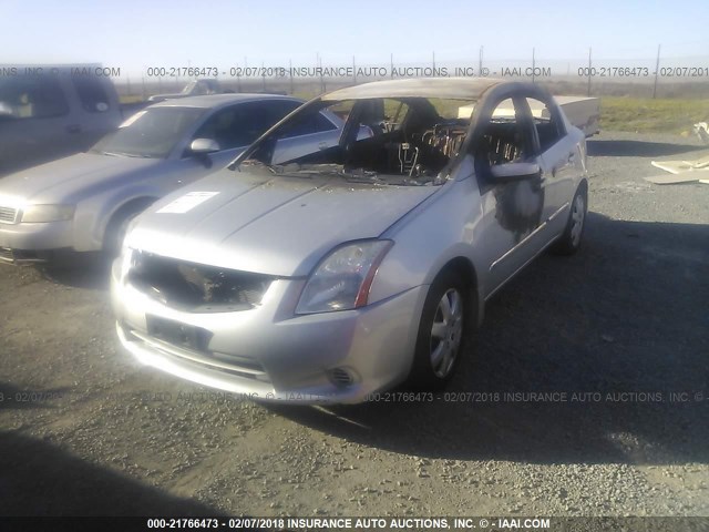 3N1AB6AP5CL701396 - 2012 NISSAN SENTRA 2.0/2.0S/SR/2.0SL SILVER photo 2