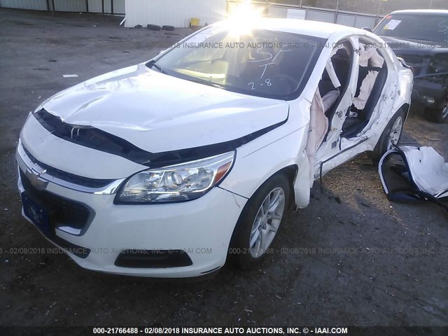 1G11C5SL5EF213748 - 2014 CHEVROLET MALIBU 1LT WHITE photo 2