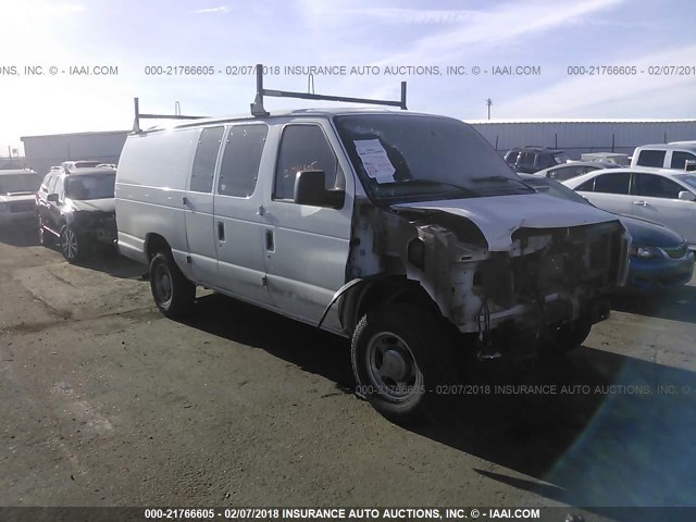 1FTSS3EL4CDA85994 - 2012 FORD ECONOLINE E350 SUPER DUTY VAN WHITE photo 1