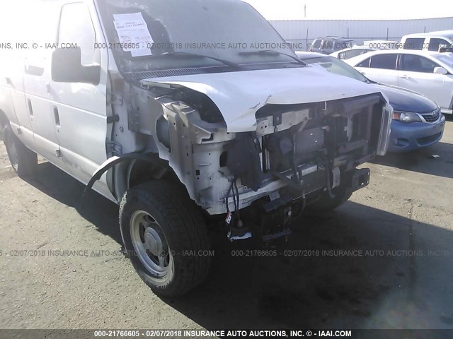 1FTSS3EL4CDA85994 - 2012 FORD ECONOLINE E350 SUPER DUTY VAN WHITE photo 6