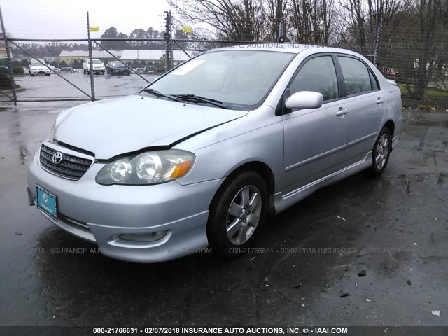 2T1BR32E98C918467 - 2008 TOYOTA COROLLA CE/LE/S SILVER photo 2