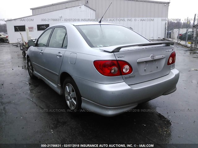 2T1BR32E98C918467 - 2008 TOYOTA COROLLA CE/LE/S SILVER photo 3