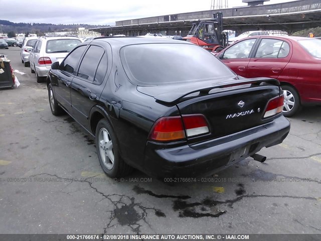 JN1CA21D1VT823245 - 1997 NISSAN MAXIMA GLE/GXE/SE BLACK photo 3