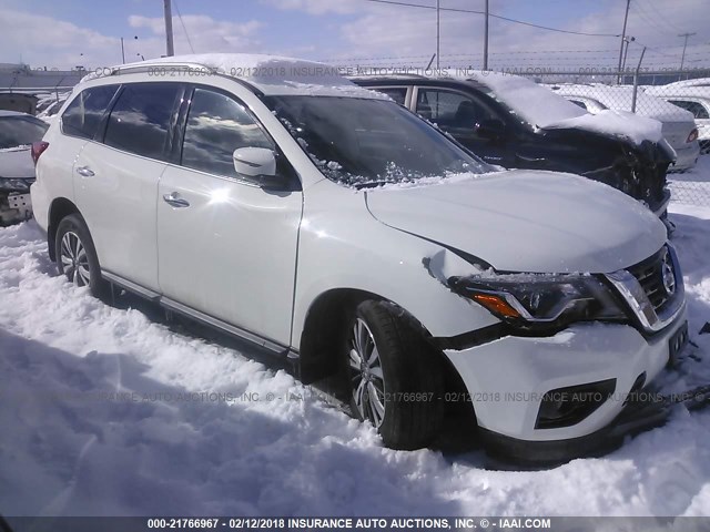 5N1DR2MM8HC660566 - 2017 NISSAN PATHFINDER S/SV/SL/PLATINUM 白色 照片 1