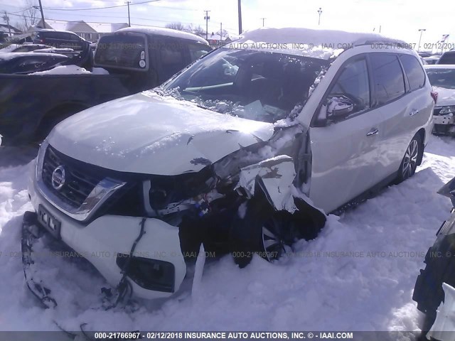 5N1DR2MM8HC660566 - 2017 NISSAN PATHFINDER S/SV/SL/PLATINUM 白色 照片 6