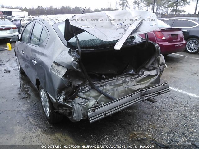 3N1CN7APXCL875664 - 2012 NISSAN VERSA S/SV/SL GRAY photo 6