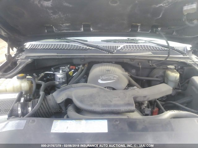 1GYEC63T82R104976 - 2002 CADILLAC ESCALADE LUXURY შავი ფოტო 10