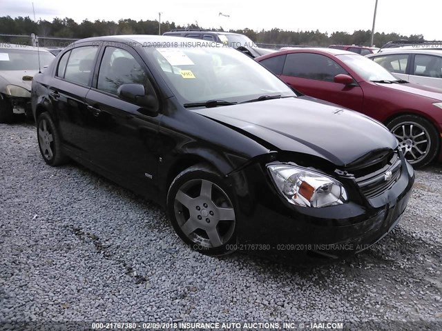 1G1AM55BX67880388 - 2006 CHEVROLET COBALT SS BLACK photo 1