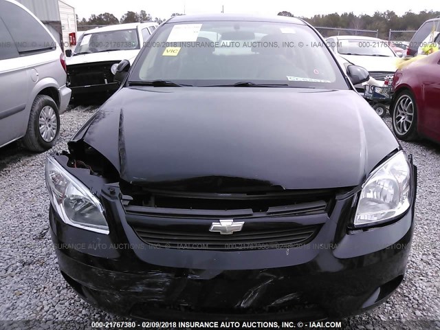 1G1AM55BX67880388 - 2006 CHEVROLET COBALT SS BLACK photo 6