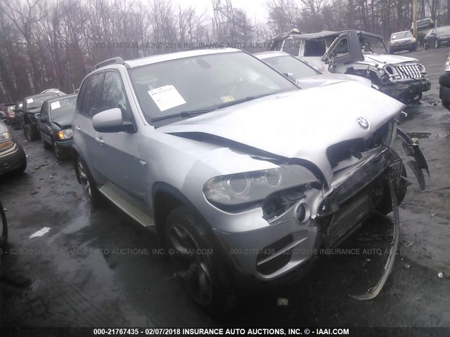 5UXZW0C54CL668981 - 2012 BMW X5 XDRIVE35D SILVER photo 1