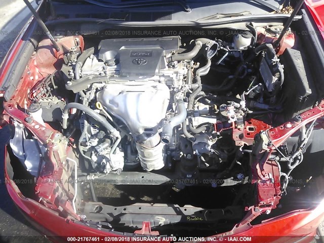 4T1BF1FK4CU627931 - 2012 TOYOTA CAMRY SE/LE/XLE Қызыл фото 10