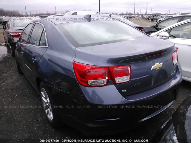 1G11C5SL8FF150436 - 2015 CHEVROLET MALIBU 1LT BLUE photo 3