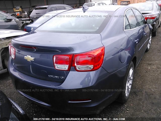 1G11C5SL8FF150436 - 2015 CHEVROLET MALIBU 1LT 蓝色 照片 4