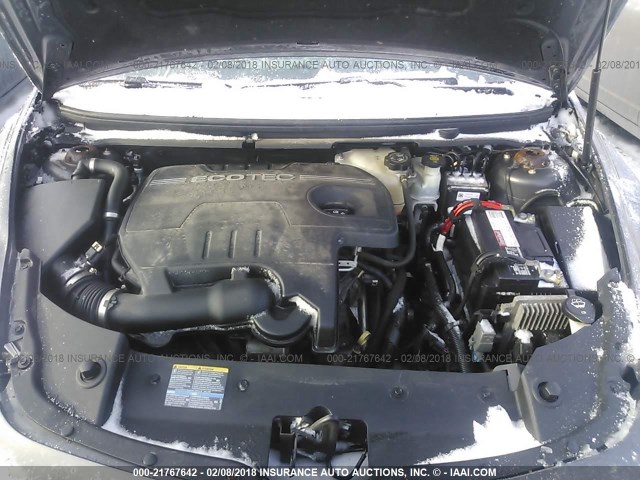 1G1ZC5EBXA4146835 - 2010 CHEVROLET MALIBU 1LT 灰色 照片 10