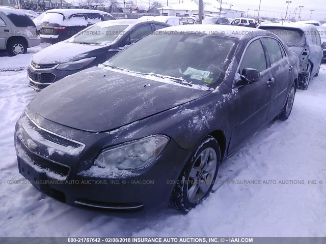 1G1ZC5EBXA4146835 - 2010 CHEVROLET MALIBU 1LT 灰色 照片 2