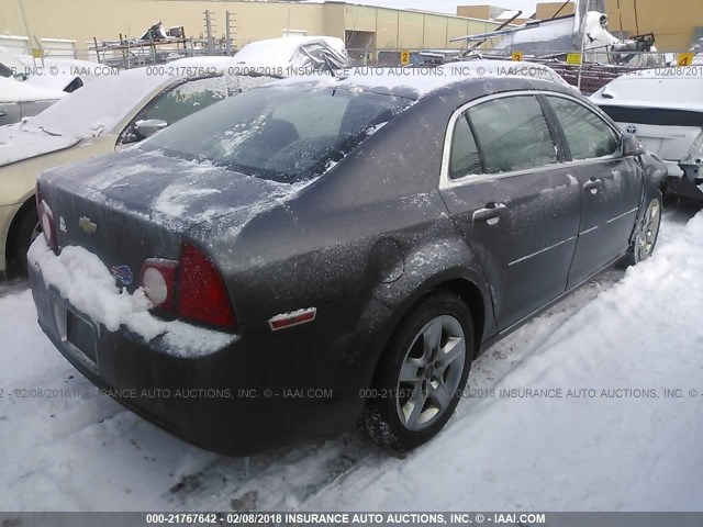 1G1ZC5EBXA4146835 - 2010 CHEVROLET MALIBU 1LT 灰色 照片 4