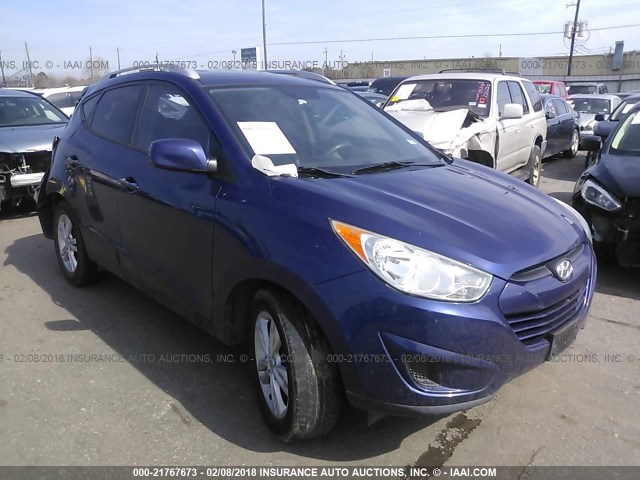 KM8JU3AC3BU146886 - 2011 HYUNDAI TUCSON GLS/LIMITED Dark Blue photo 1