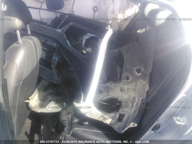 SHHFK7H98HU214861 - 2017 HONDA CIVIC SPORT TOURING SILVER photo 8