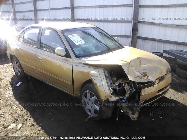 KMHDN46D74U725819 - 2004 HYUNDAI ELANTRA GLS/GT GOLD photo 1