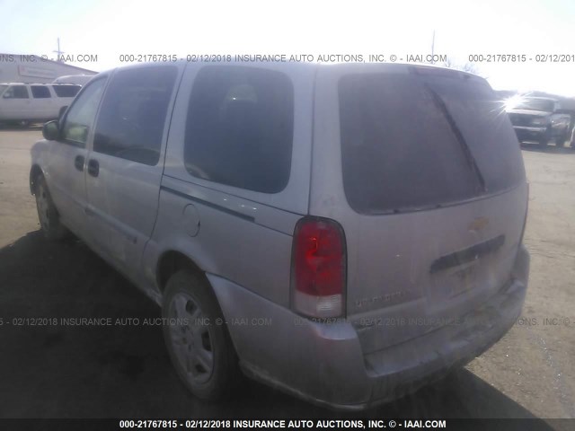 1GNDV23W38D122300 - 2008 CHEVROLET UPLANDER LS GRAY photo 3