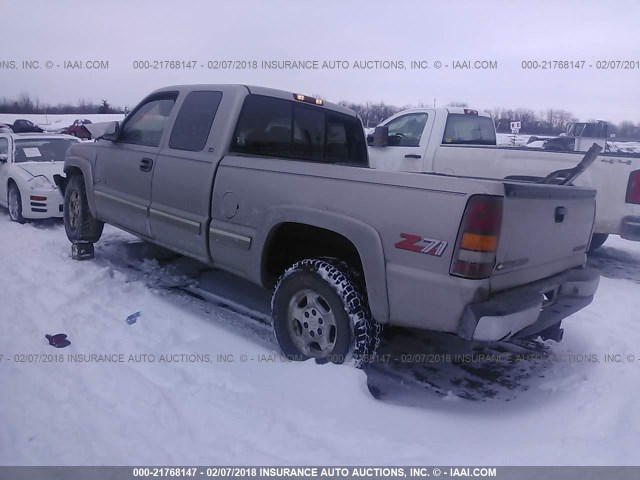 2GCEK19T6Y1148379 - 2000 CHEVROLET SILVERADO K1500 TAN photo 3