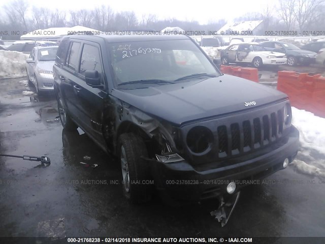 1C4NJRBB6ED537140 - 2014 JEEP PATRIOT SPORT GRAY photo 1