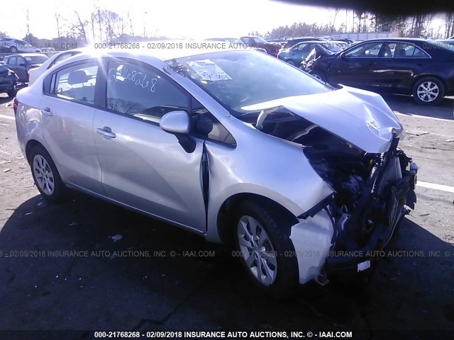 KNADM4A3XD6250741 - 2013 KIA RIO LX Արծաթագույն լուսանկար 1