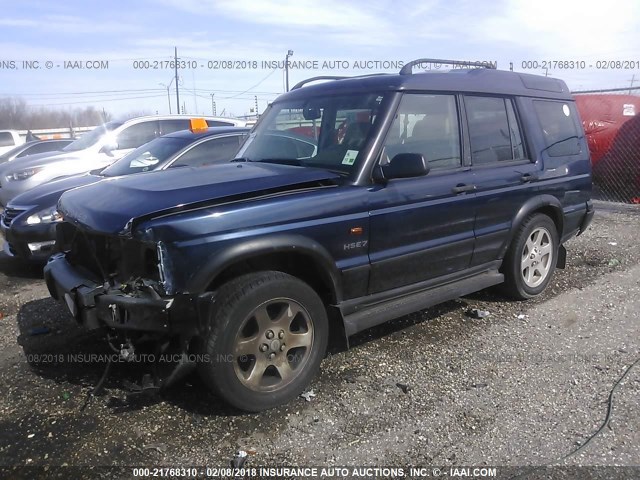 SALTR16463A804989 - 2003 LAND ROVER DISCOVERY II HSE BLUE photo 2