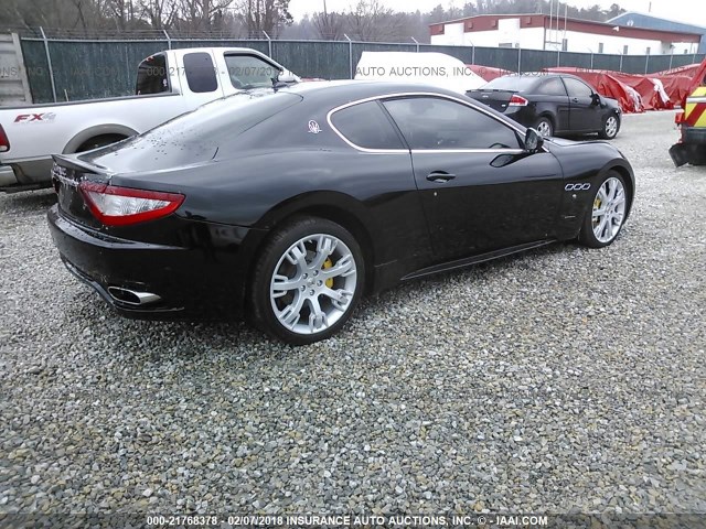 ZAM45KLA8A0051214 - 2010 MASERATI GRANTURISMO S BLACK photo 4