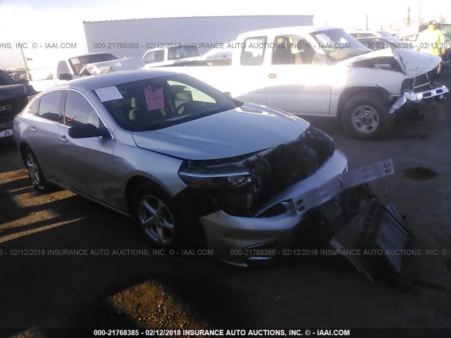 1G1ZB5ST5GF173261 - 2016 CHEVROLET MALIBU LS 银色 照片 1