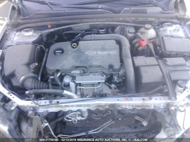 1G1ZB5ST5GF173261 - 2016 CHEVROLET MALIBU LS 银色 照片 10