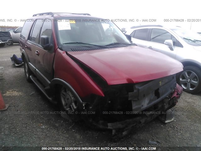 1FMPU15535LA36408 - 2005 FORD EXPEDITION XLT RED photo 1
