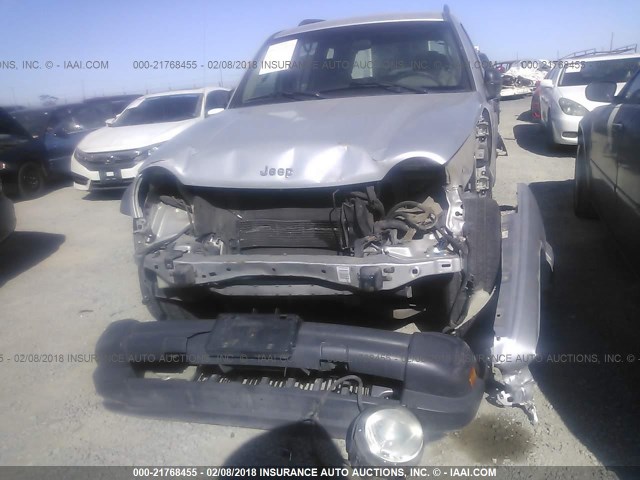 1J4GK48K17W507240 - 2007 JEEP LIBERTY SPORT 银色 照片 6