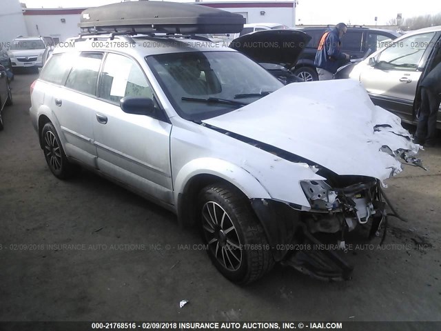 4S4BP61CX77332850 - 2007 SUBARU LEGACY OUTBACK 2.5I WHITE photo 1