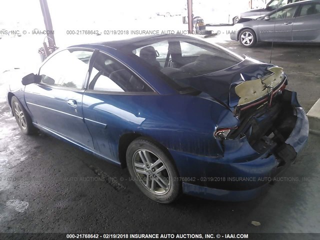 1G1JH12F147299296 - 2004 CHEVROLET CAVALIER LS SPORT BLUE photo 3