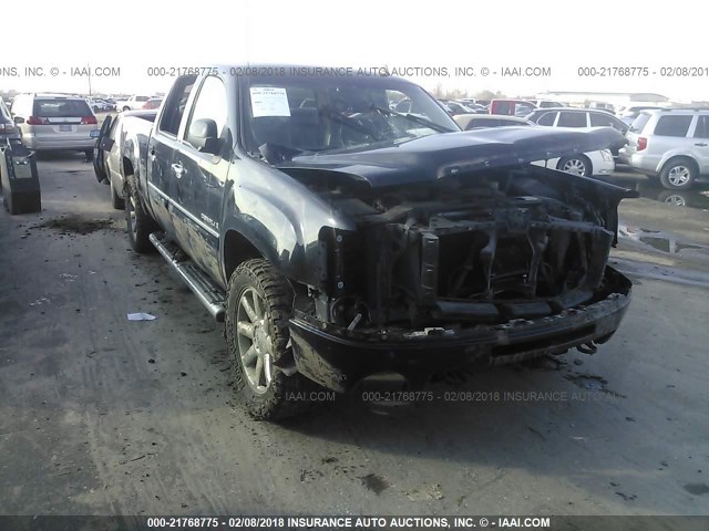 3GTEK03259G206789 - 2009 GMC SIERRA K1500 DENALI BLACK photo 1