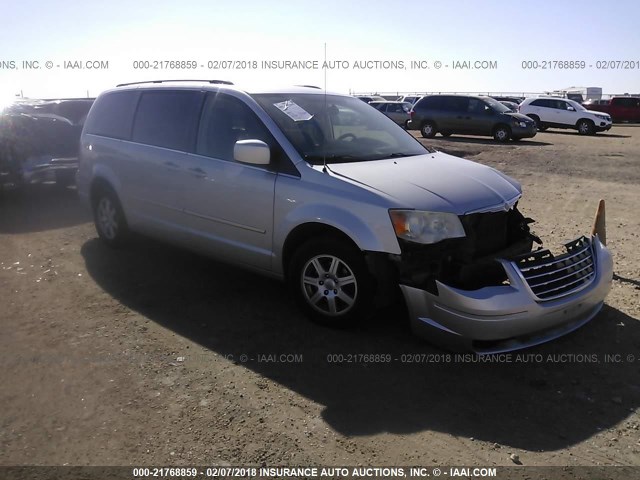 2A4RR5D16AR373607 - 2010 CHRYSLER TOWN & COUNTRY TOURING SILVER photo 1