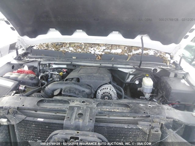 1GCEK19007Z585502 - 2007 CHEVROLET SILVERADO K1500 WHITE photo 10