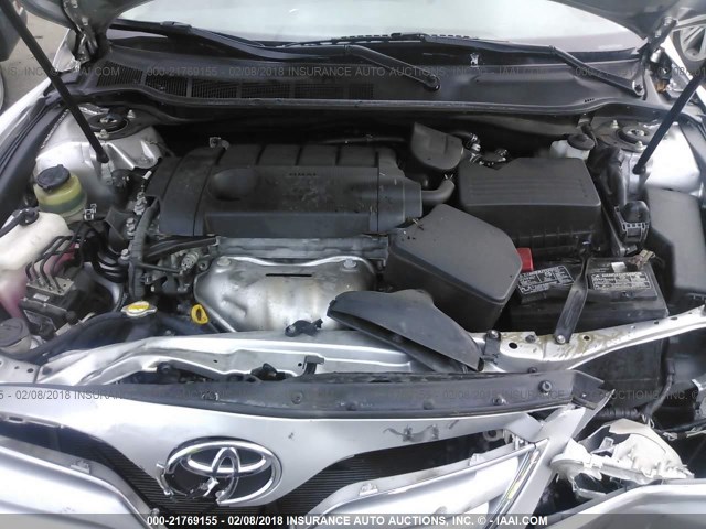 4T1BF3EK7BU191037 - 2011 TOYOTA CAMRY SE/LE/XLE Серебристый фото 10