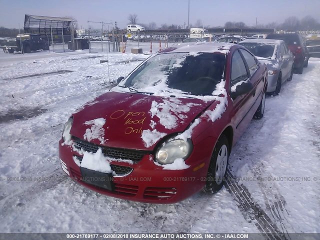 1B3ES26C33D223760 - 2003 DODGE NEON SE RED photo 6