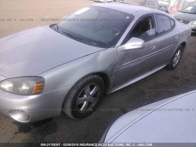 2G2WP552081130748 - 2008 PONTIAC GRAND PRIX ვერცხლისფერი ფოტო 2