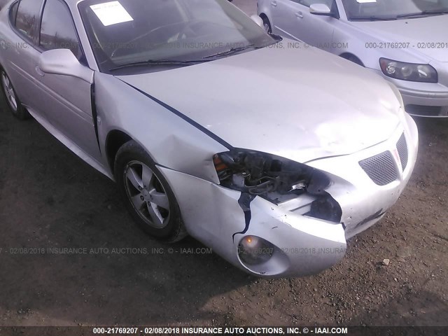 2G2WP552081130748 - 2008 PONTIAC GRAND PRIX ვერცხლისფერი ფოტო 6