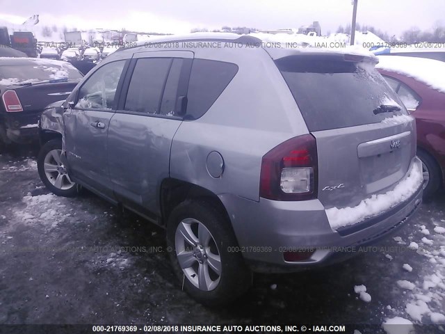 1C4NJDBB8GD556861 - 2016 JEEP COMPASS SPORT SILVER photo 3