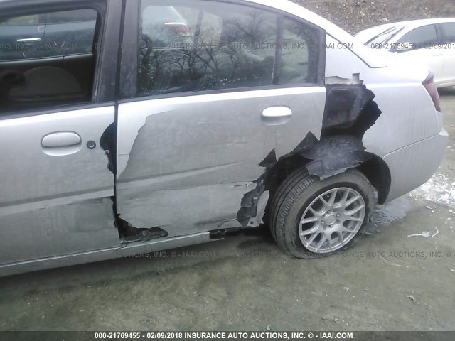 1G8AJ52FX4Z184200 - 2004 SATURN ION LEVEL 2 SILVER photo 6