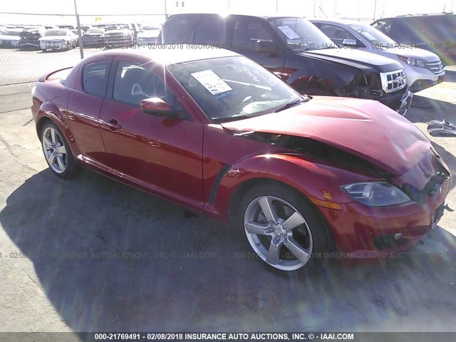 JM1FE173070213249 - 2007 MAZDA RX8 RED photo 1