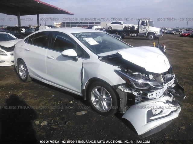 1G1BE5SM4G7313831 - 2016 CHEVROLET CRUZE LT WHITE photo 1